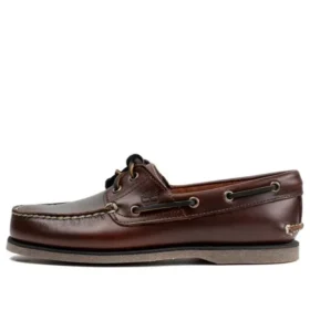 2-Eye Lug Handsewn Boat Shoe “Brown”