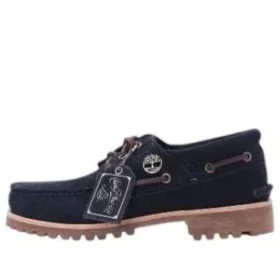 3-Eye Lug Boat “Dark Blue Suede”