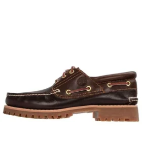 3-Eye Lug Handsewn Boat Shoe “Brown”