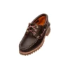 3-Eye Lug Handsewn Boat Shoe “Brown”