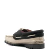 3-Eye Lug Handsewn Boat Shoes “Beige”
