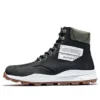 6 Inch Brooklyn Side Zip Boots “Black Nubuck with Green Padded Collar”