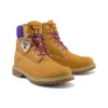 6 Inch Heritage Cupsole Wide Fit Boots “Wheat Nubuck with Purple”