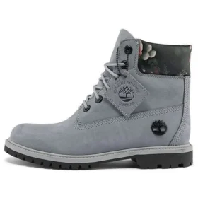 6 Inch Heritage Waterproof Boot “Medium Grey with Floral”
