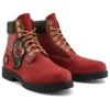 6 Inch Lace Waterproof Boots “Dark Red Nubuck”