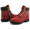 6 Inch Lace Waterproof Boots “Dark Red Nubuck”