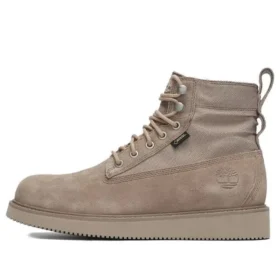 6 Inch Leather and Fabric Vibram Boot “Taupe”