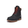 6 Inch Premium Boot “Black Nubuck with Camouflage Collar”