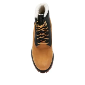 6 Inch Premium Boot Shearling “Wheat Black”
