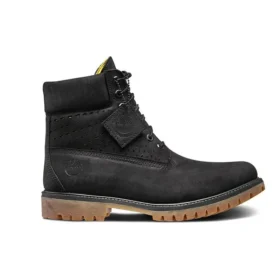 6-Inch Premium Perforated Boot “Black Nubuck”