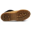 6 Inch Premium Roll-Top Boots “Wheat Navy”