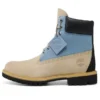 6 Inch Premium Waterproof Boot “Light Beige Blue”