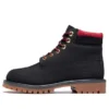 6 Inch Premium Waterproof Boots “Black Red”
