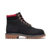 6 Inch Premium Waterproof Boots “Black Red”