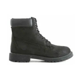 6 Inch Premium Waterproof Wide Fit Boots “Black Nubuck”