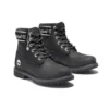 6 Inch Premium Wide Fit Waterproof Boots “Black Nubuck Logo”