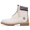 6 Inch Waterproof Boot “White Orange”