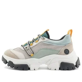 Adley Way Sneaker “White Nubuck and Grey”