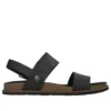 Amalfi Vibes 2 Band Sandal “Black”