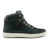 Ashwood Park Mid Leather and Fabric Hiker Boots “Black”