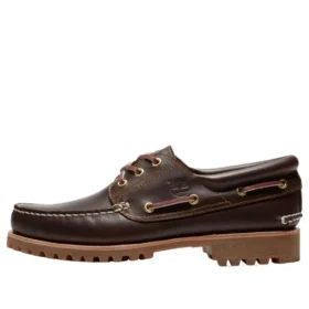 Authentic 3-Eye Lug Handsewn Boat “Brown”