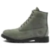Basic 6 Inch Wide-Fit Non-contrast Boots “Olive Green”