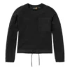 Bold Beginnings Mix Media Creneck Sweater “Black”
