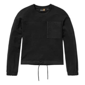 Bold Beginnings Mix Media Creneck Sweater “Black”