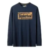 Brand Long Sleeve T-Shirt “Navy”