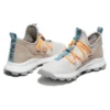 Brooklyn Leather and Fabric Oxford Trainers “Light Beige Mesh”