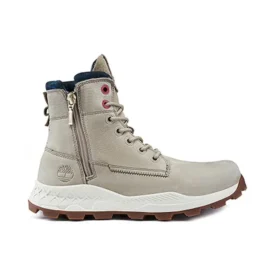 Brooklyn Side Zip Boots “Beige Nubuck”