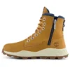 Brooklyn Side Zip Wide-Fit Boot “Wheat Nubuck”
