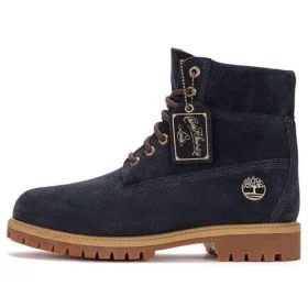 C.F. Stead Indigo Suede Heritage 6 Inch Boot “Dark Blue Suede”