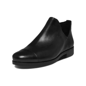 Carleton Side Zipper Ankle Boots “Black Suede”