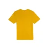 Casual Loose Round Neck Printing Short Sleeve Couple Style Yellow