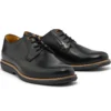 City Groove Derby Boots “Black Orange”