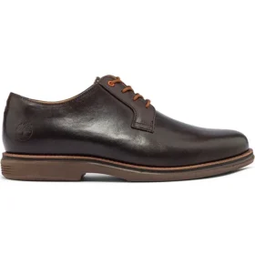 City Groove Derby Boots “Dark Brown Orange”