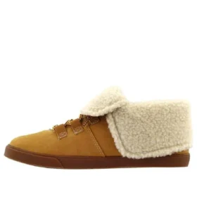 Dausette Fleece Fold Down Boots “Brown”
