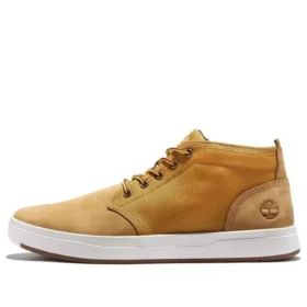Davis Square Chukka Leather and Fabric Boots “Wheat”