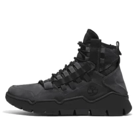 Earhkeepers by Rburn Timberloop Utility Boots “Black Nubuck”