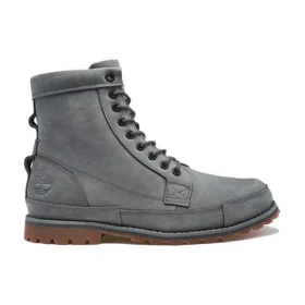 Earthkeeper Original Leather 6 Inch Boots “Dark Grey Nubuck”