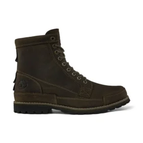 EarthKeepers 6 Inch Wide Fit Boot “Olive Full Grain”