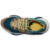Emerald Bay Mixed-Media Sneakers “Teal Multi-Color”