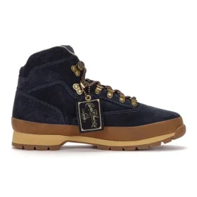 Euro Hiker Mid Lace Up Boots “Dark Blue”
