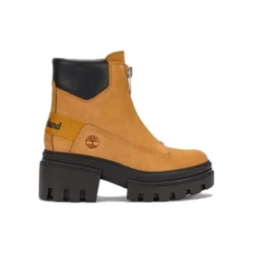 Everleigh Front-Zip Boot “Wheat Nubuck”