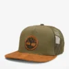 Faux Suede Flatbrim Trucker Hat