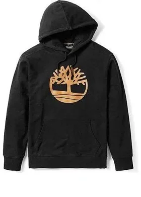 Golden Logo Hoodie “Black”