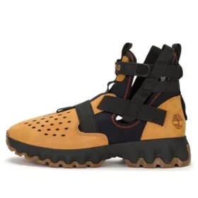 Greenstride Edge Lace Up Boot Sandals “Wheat Black”