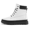 Greenstride Ray City Waterproof Wide Fit Boot “White Full Grain”