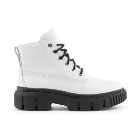 Greyfield Leather Boots “White Full Grain”